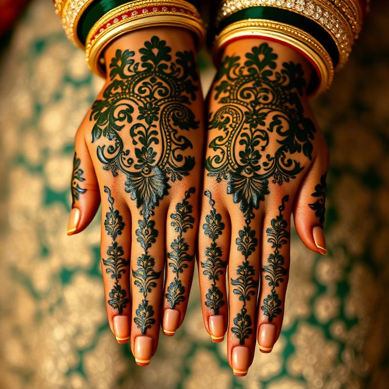 Mehndi ceremony imagery
